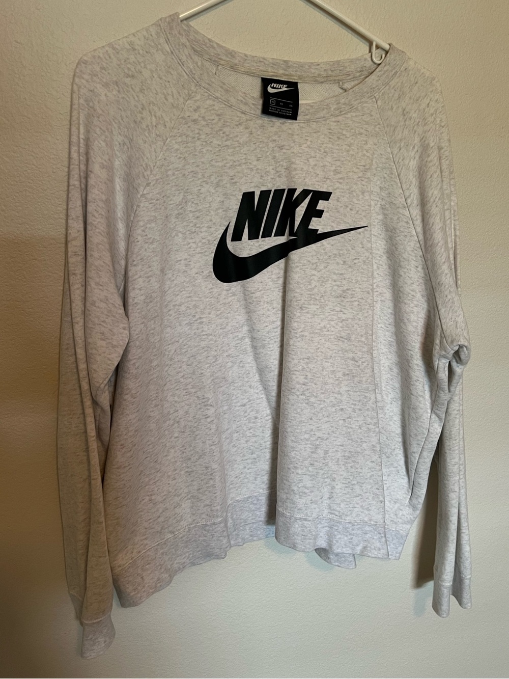 Nike Gray Crewneck Logo Sweatshirt